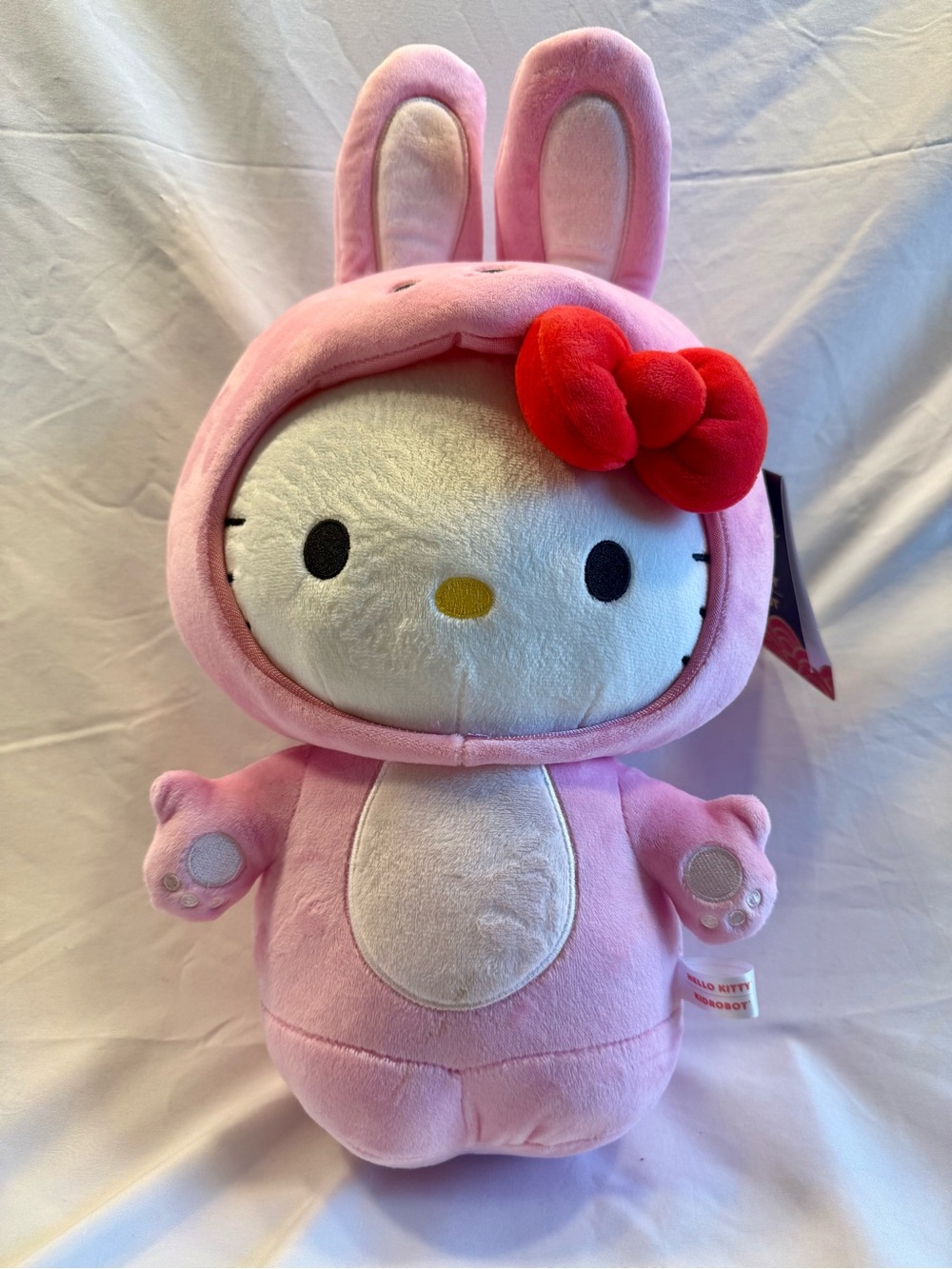 Hello Kitty Sanrio Kid Robot Chinese Zodiac -  Pink Bunny Rabbit 17” Plush New